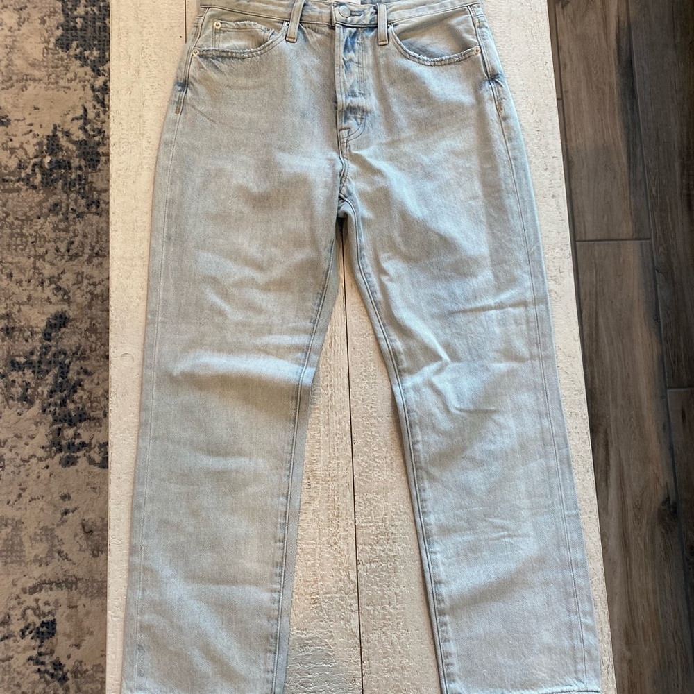 Pistola Charlie High Rise Button Fly NWT Light Wash Jeans Ankle Casual